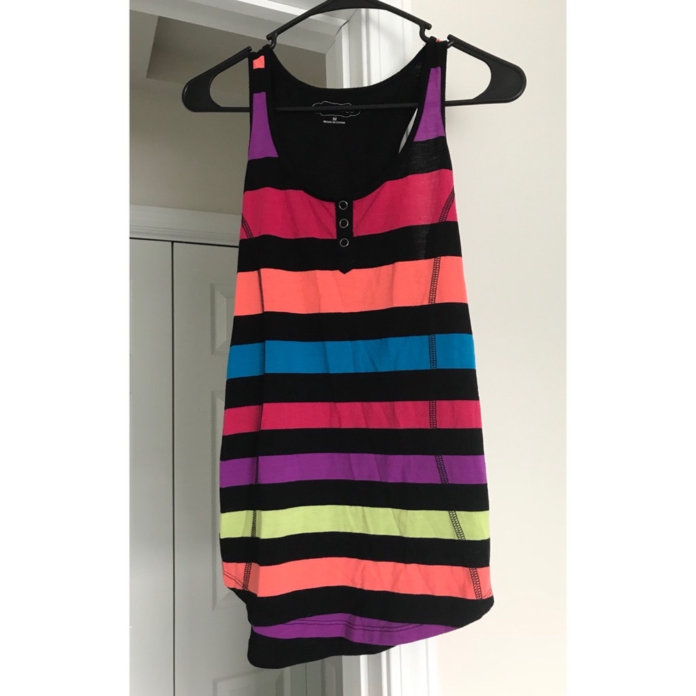 Multi colored tank